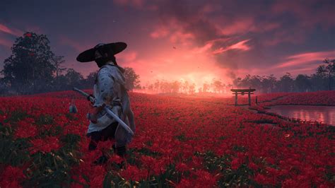  Ghost of Tsushima: 戦い、そして美しい日本の風景！